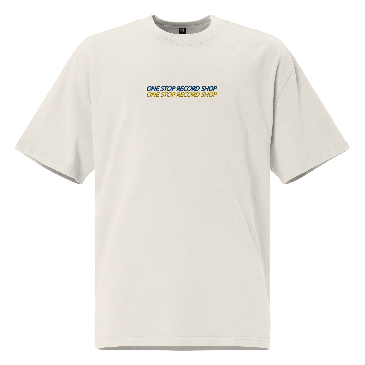 Oversized Faded One Stop Record Shop Tee